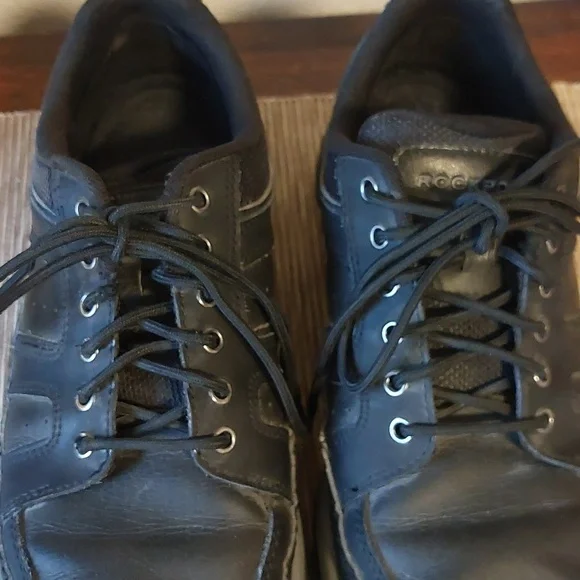 Mens black Rockport lace up shoes - Picture 3 of 6